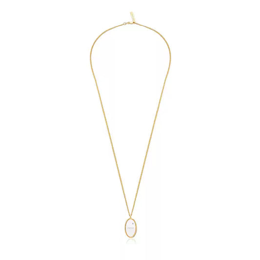 Sterling Silver Oval Pendant
