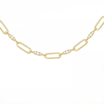 Sterling Silver Clavicle Necklace