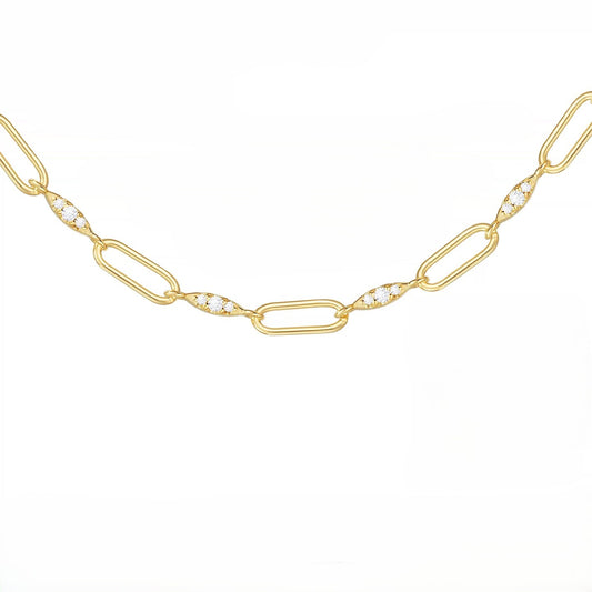 Sterling Silver Clavicle Necklace