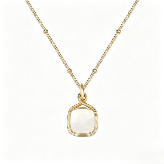 Sterling Silver Square Necklace