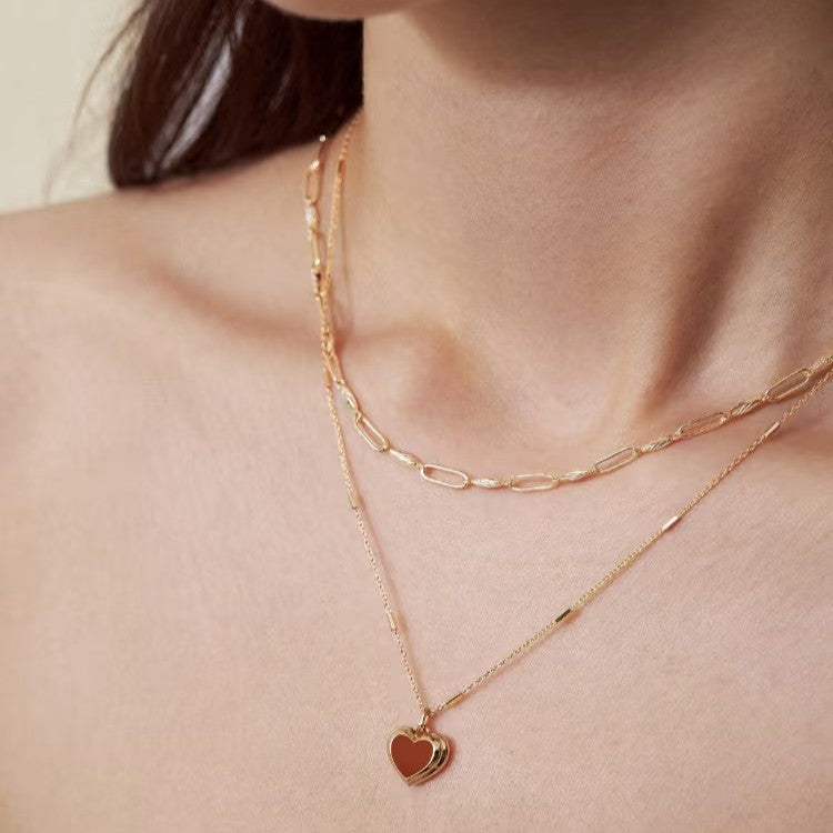 Sterling Silver Heart Necklace