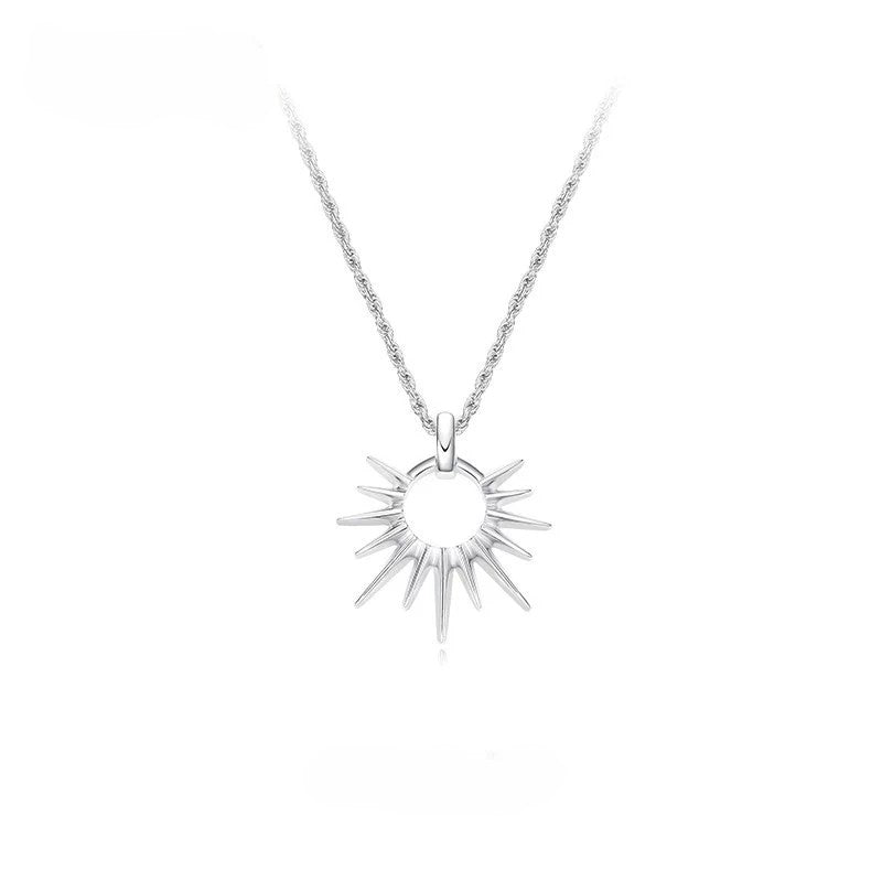 Sterling Silver Sun God Necklace