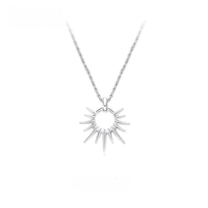 Sterling Silver Sun God Necklace