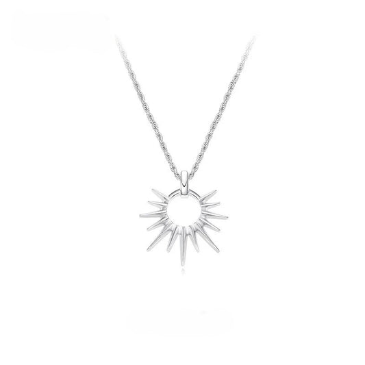 Sterling Silver Sun God Necklace