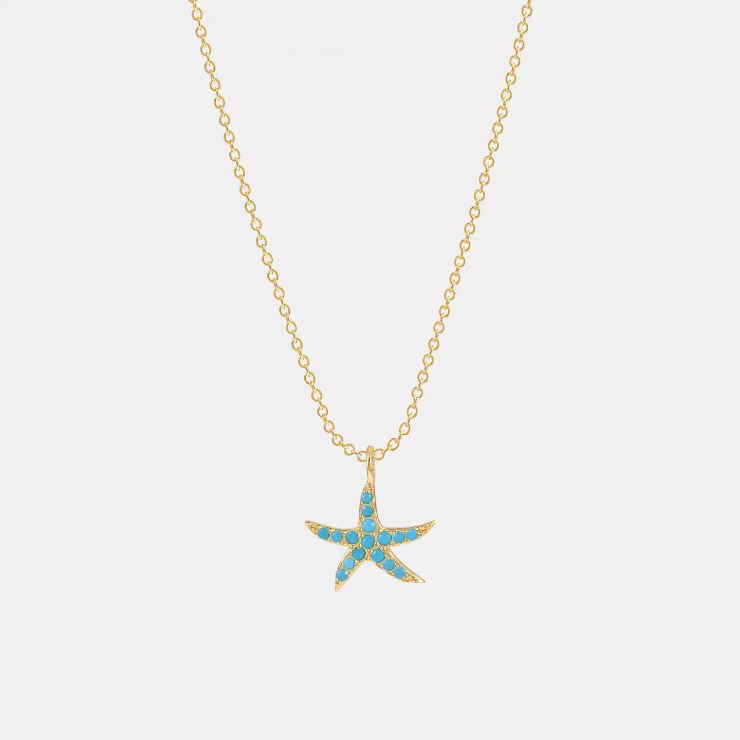 Sterling Silver Starfish Necklace