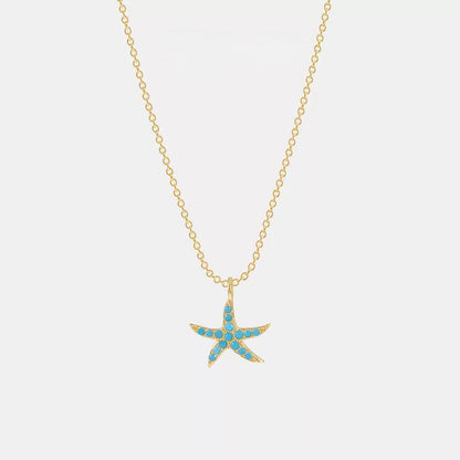 Sterling Silver Starfish Necklace