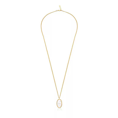 Sterling Silver Oval Pendant