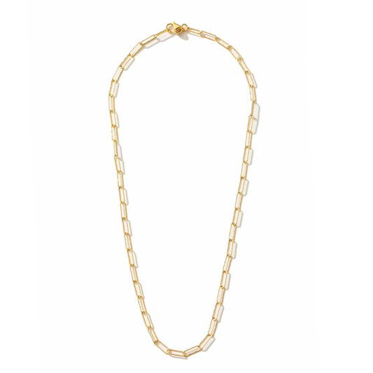 Sterling Silver Paperclip Necklace