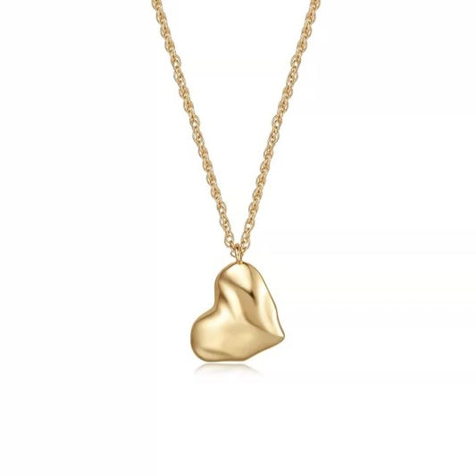 Sterling Silver Heart-Shaped Necklace