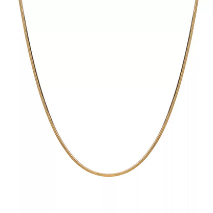 Sterling Silver Snake Bone Chain（2.4mm-3.2mm）