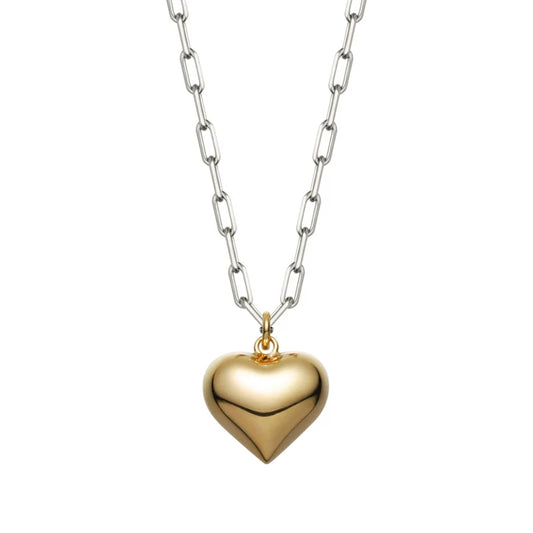 Sterling Silver Heart Pendant Necklace
