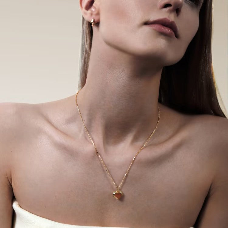 Sterling Silver Heart Necklace